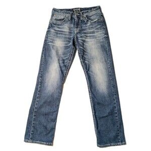 SLVG Salvage Supply Co. Anarchy Straight Men's Jeans 30R (31x32) Relaxed Fit